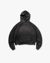 Represent Embellished Hoodie - Stained Black