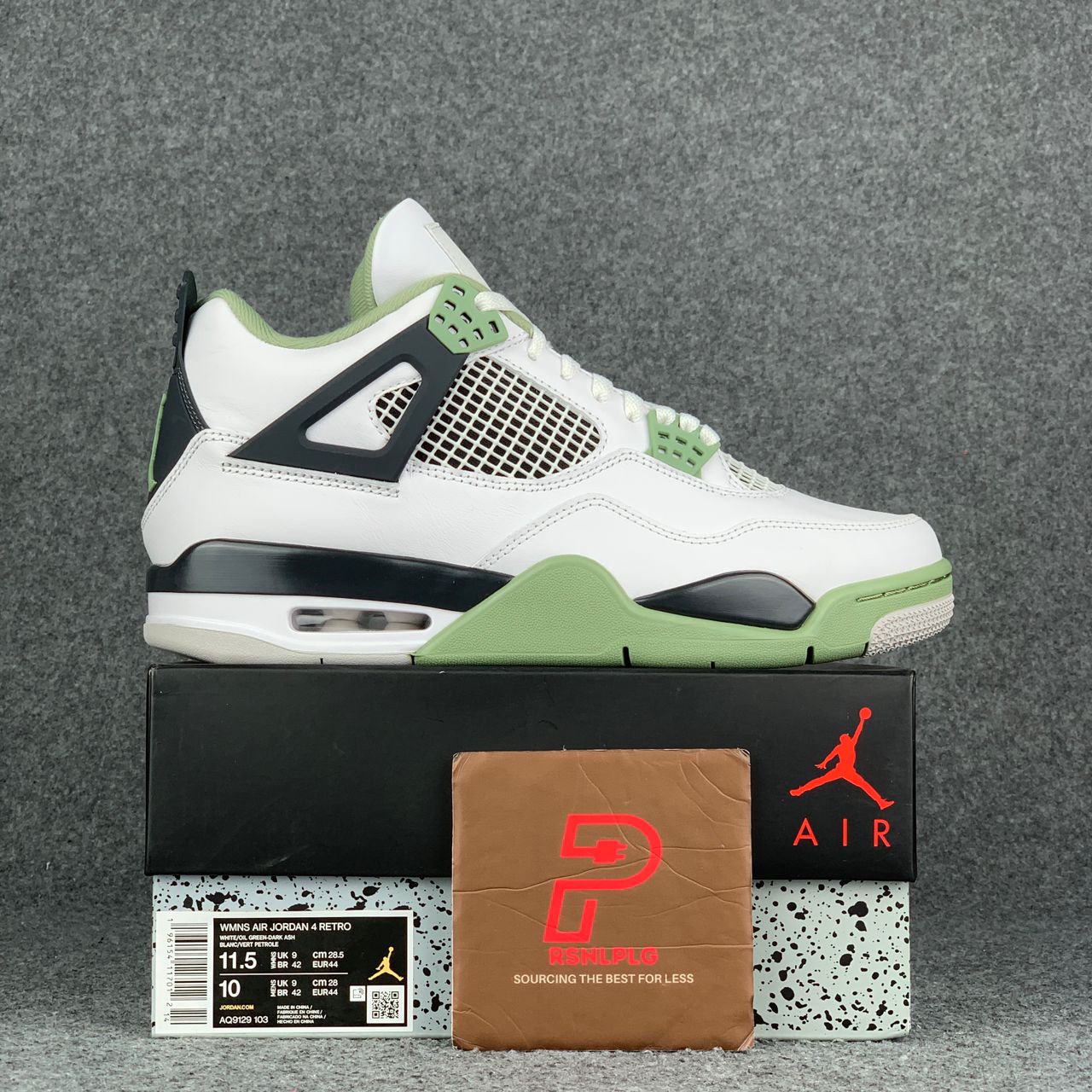 Wmns Air Jordan 4 Retro 'Seafoam'