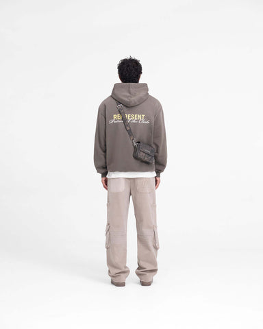 Patron Of The Club Hoodie - Washed Olive