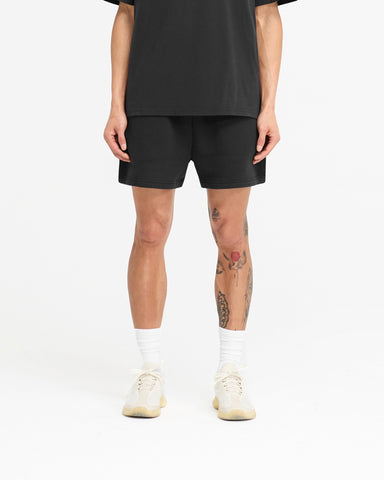 247 X Everlast Training Camp Jersey Shorts - Off Black