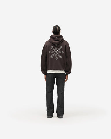 247 Uprising Oversized Hoodie - Chocolate