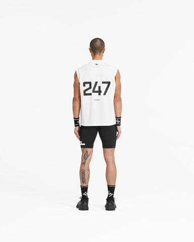 247 Oversized Tank - Flat White