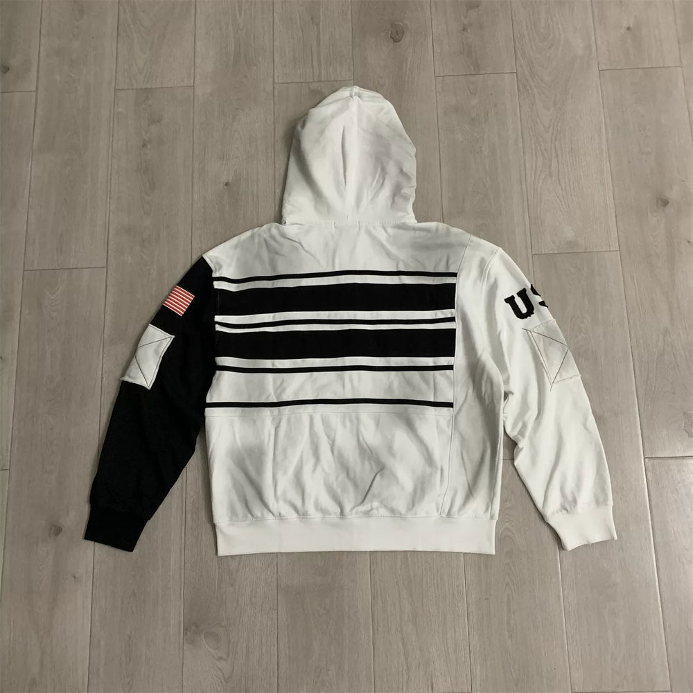 Vale Forever Collage Zip Up Hoodie Oreo