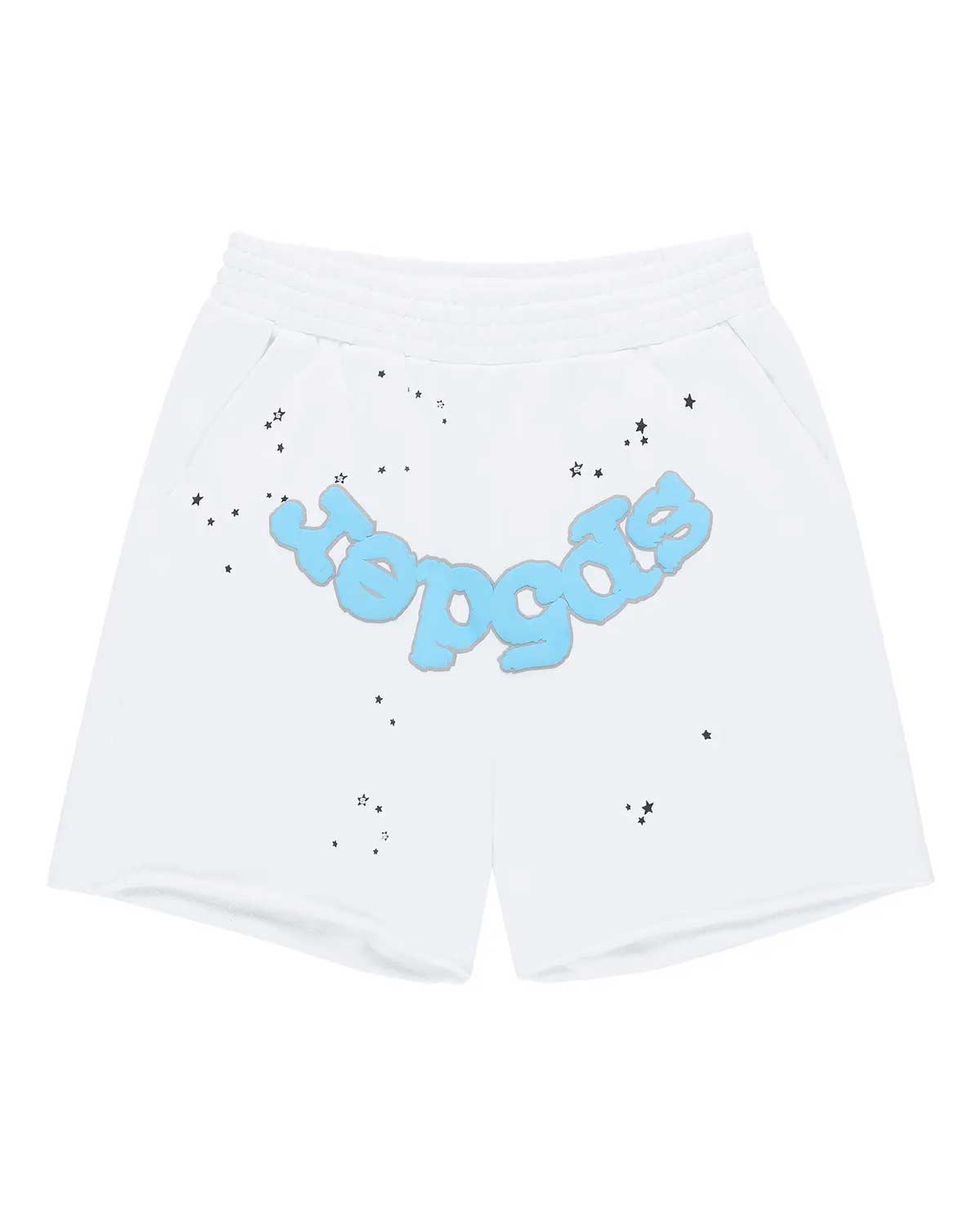 Sp5der OG Logo Sweatshorts White