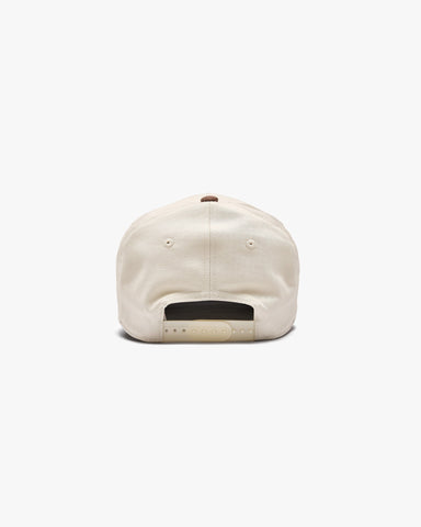 Initial Crest Cap - Antique White
