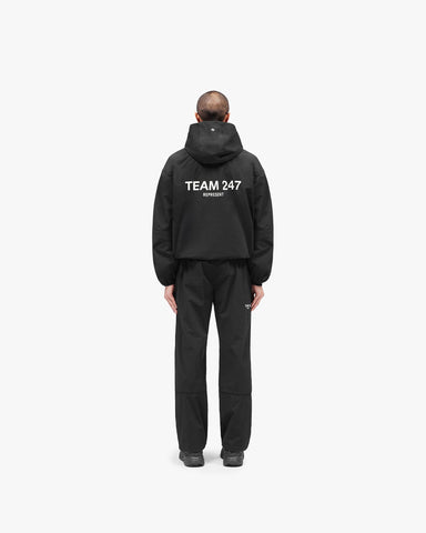 Team 247 Straight Leg Track Pant - Jet Black