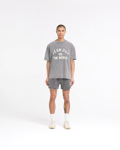 247 Vs The World T-Shirt - Pewter