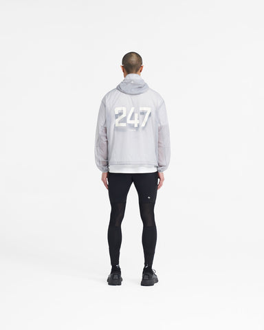247 Hooded Training Jacket - Moonstone